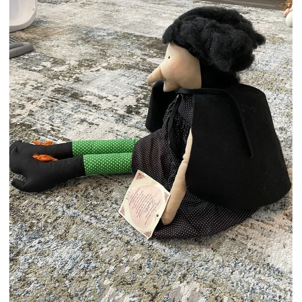 VTG Overly Raker Hester shelf sitter halloween witch 1990 Number 2114 RARE HTF